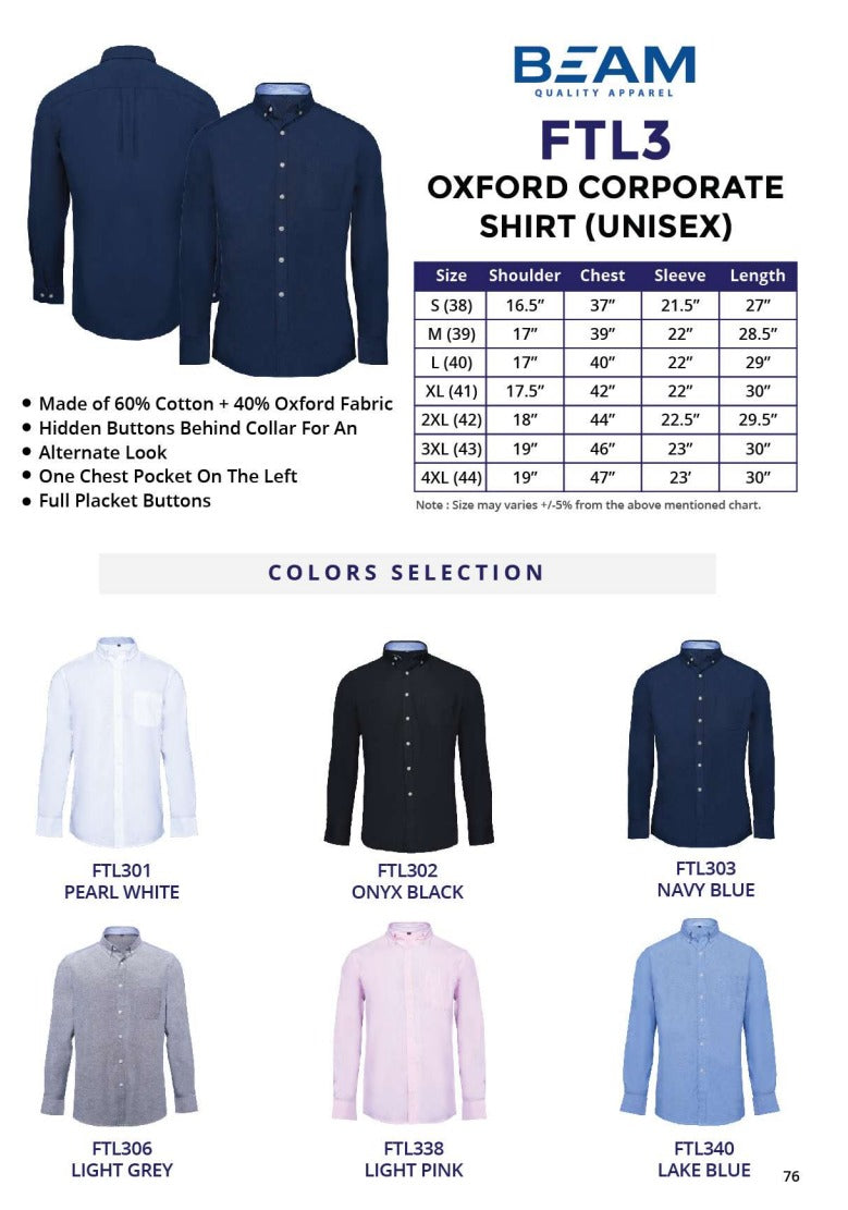 Office Wear Long Sleeve (FTL3)