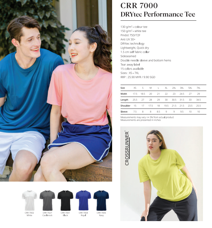 Dryfit T-shirt (CRR7000)
