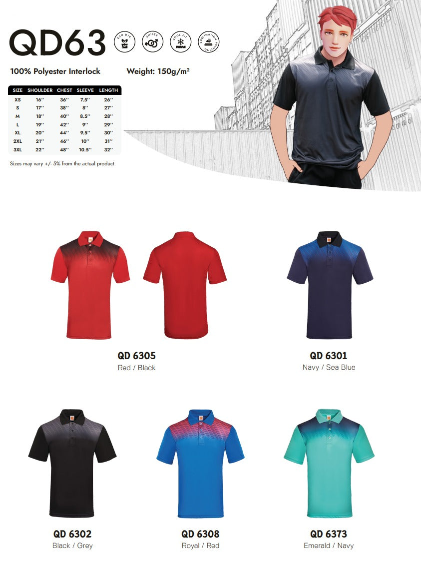 Dri-fit Short Sleeve Polo (QD63)