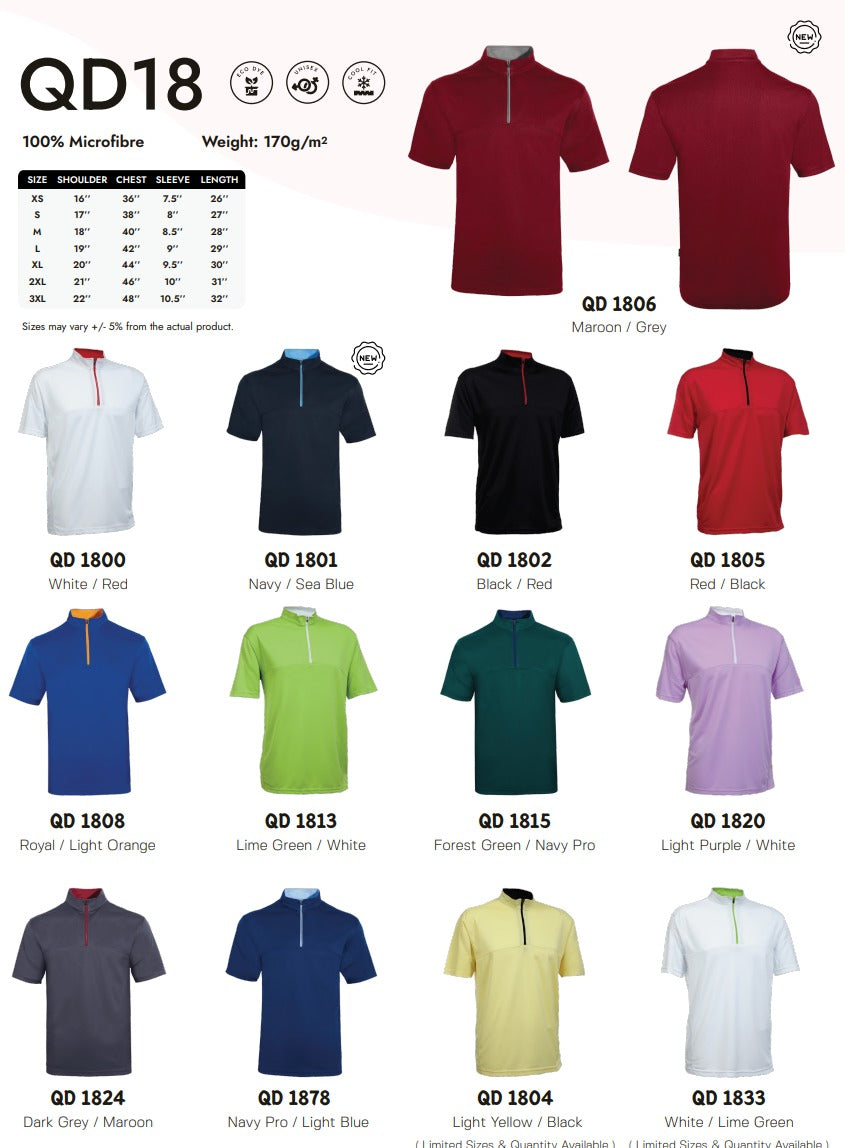 Dri-fit Short Sleeve Polo (QD18)