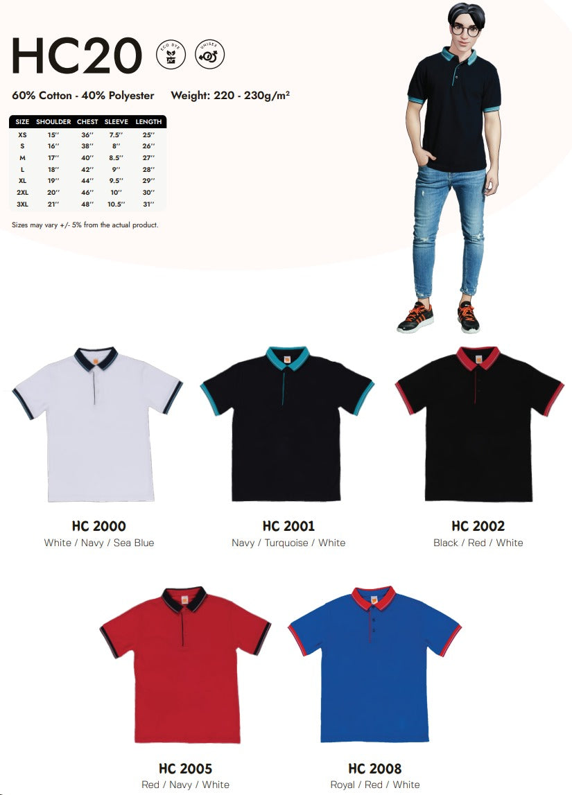 Honeycomb Short Sleeve Polo (HC20)