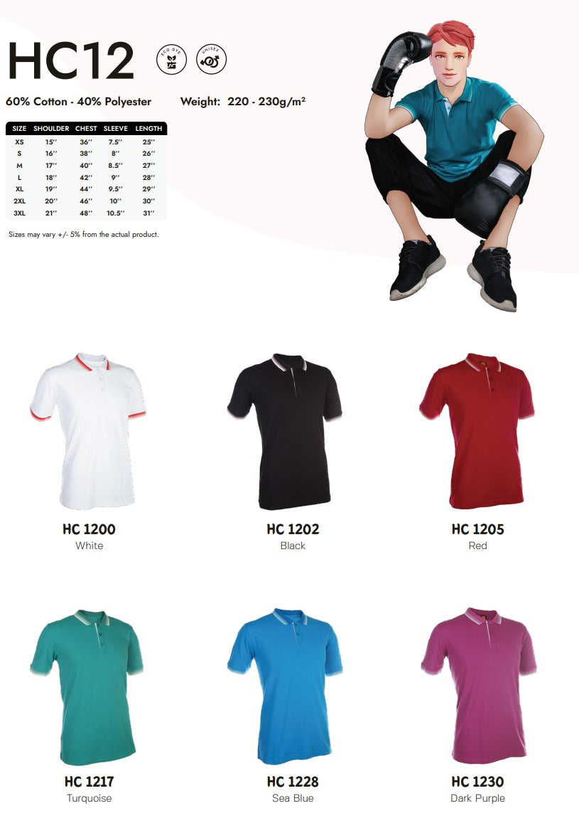 Honeycomb Short Sleeve Polo (HC12)