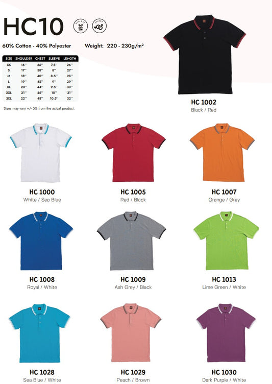 Honeycomb Short Sleeve Polo (HC10)