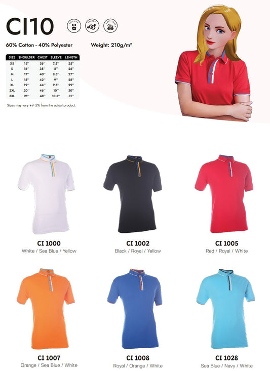Cotton Interlock Short Sleeve Polo (CI10)