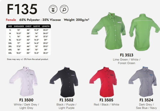 Office Wear Mid Sleeve (F135)