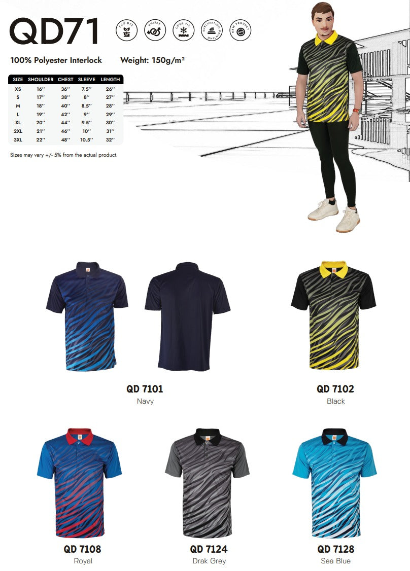 Dri-fit Short Sleeve Polo (QD71)