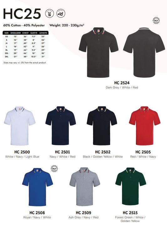 Honeycomb Short Sleeve Polo (HC25)