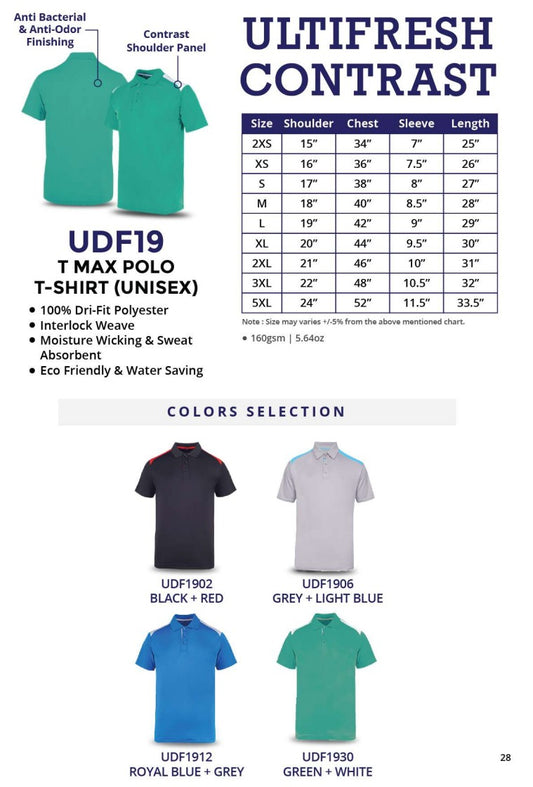 Dri-fit Short Sleeve Polo (UDF19)