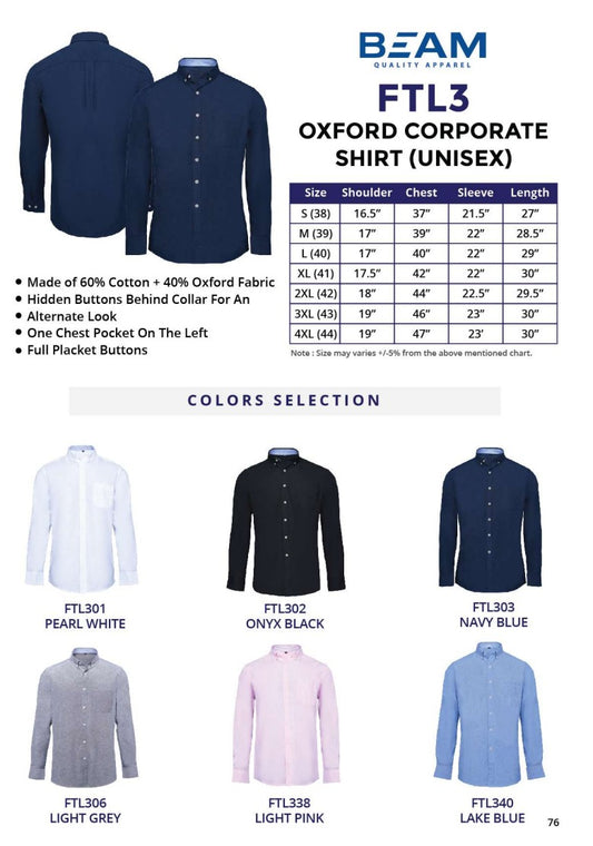 Office Wear Long Sleeve (FTL3)
