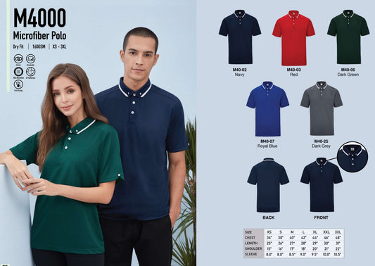 Microfiber Polo Short Sleeve (M4000)