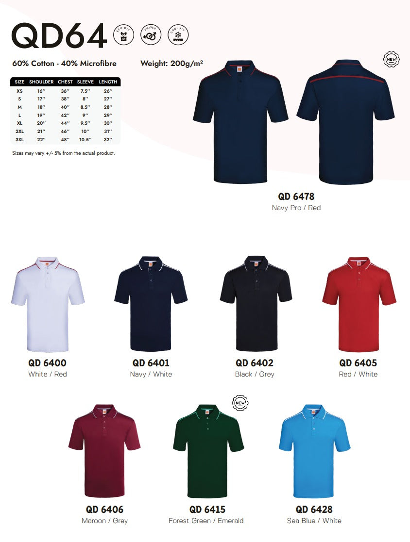 Dri-fit Short Sleeve Polo (QD64)