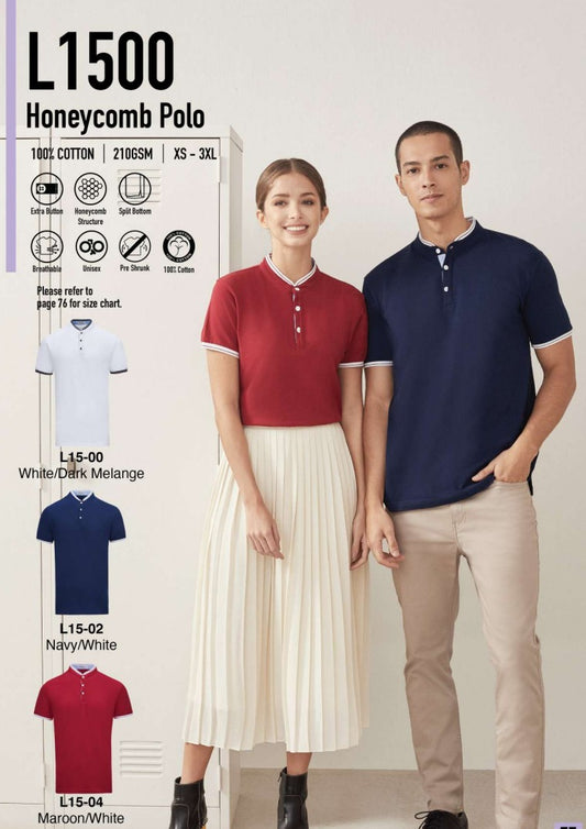 Cotton Short Sleeve Polo (L1500)