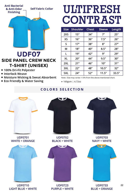Dri-fit Short Sleeve Crew Neck (UDF07)