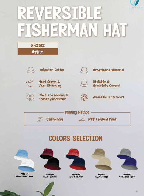 Reversable Fisherman Hat (BFH01)