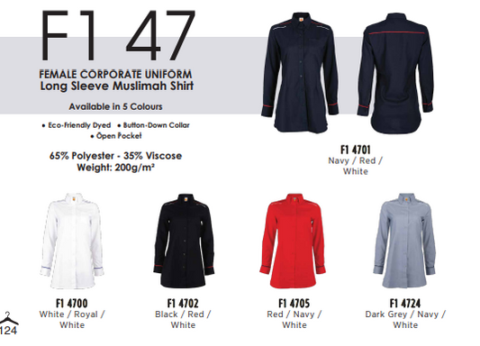 Female Corporate Long Sleeve (F147)
