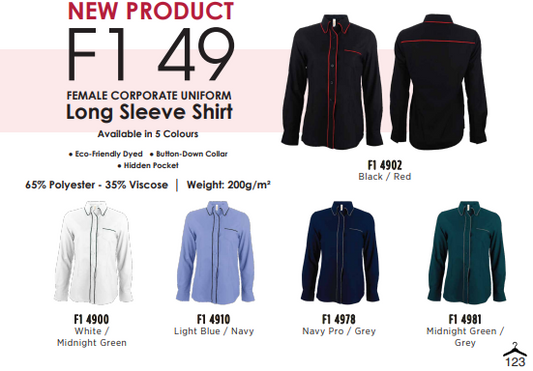 Office Long Sleeve Shirt (F149)