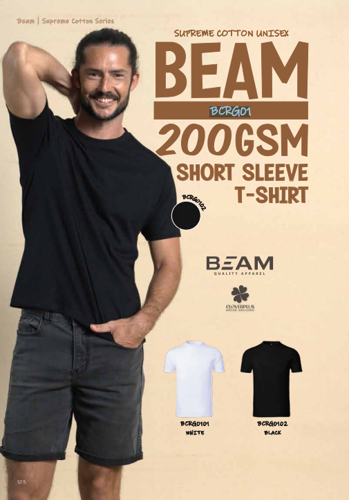 Supreme Cotton Short Sleeve T-Shirt (BCRG01)