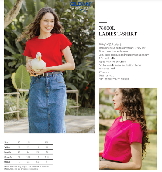 Ladies T-Shirt (76000L)