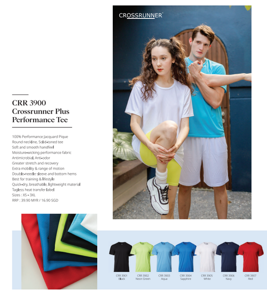 Crossrunner Plus Performance Tee (CRR3900)