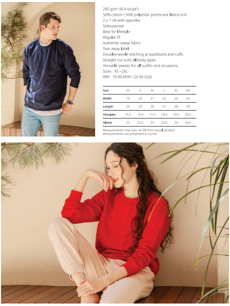 Adult Crewneck Swearshirt (88000)