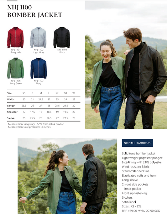 Bomber Jacket (NHJ1100)