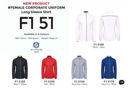 Long Sleeve Corporate Uniform (F1 51 F)