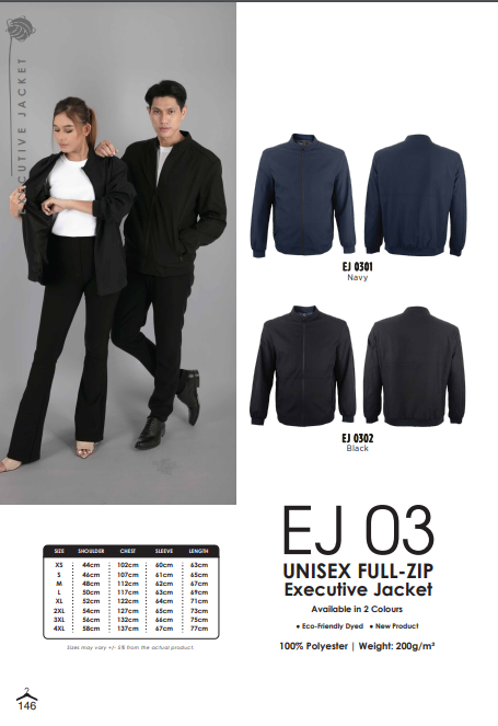 Full-Zip executive Jacket (EJ03)