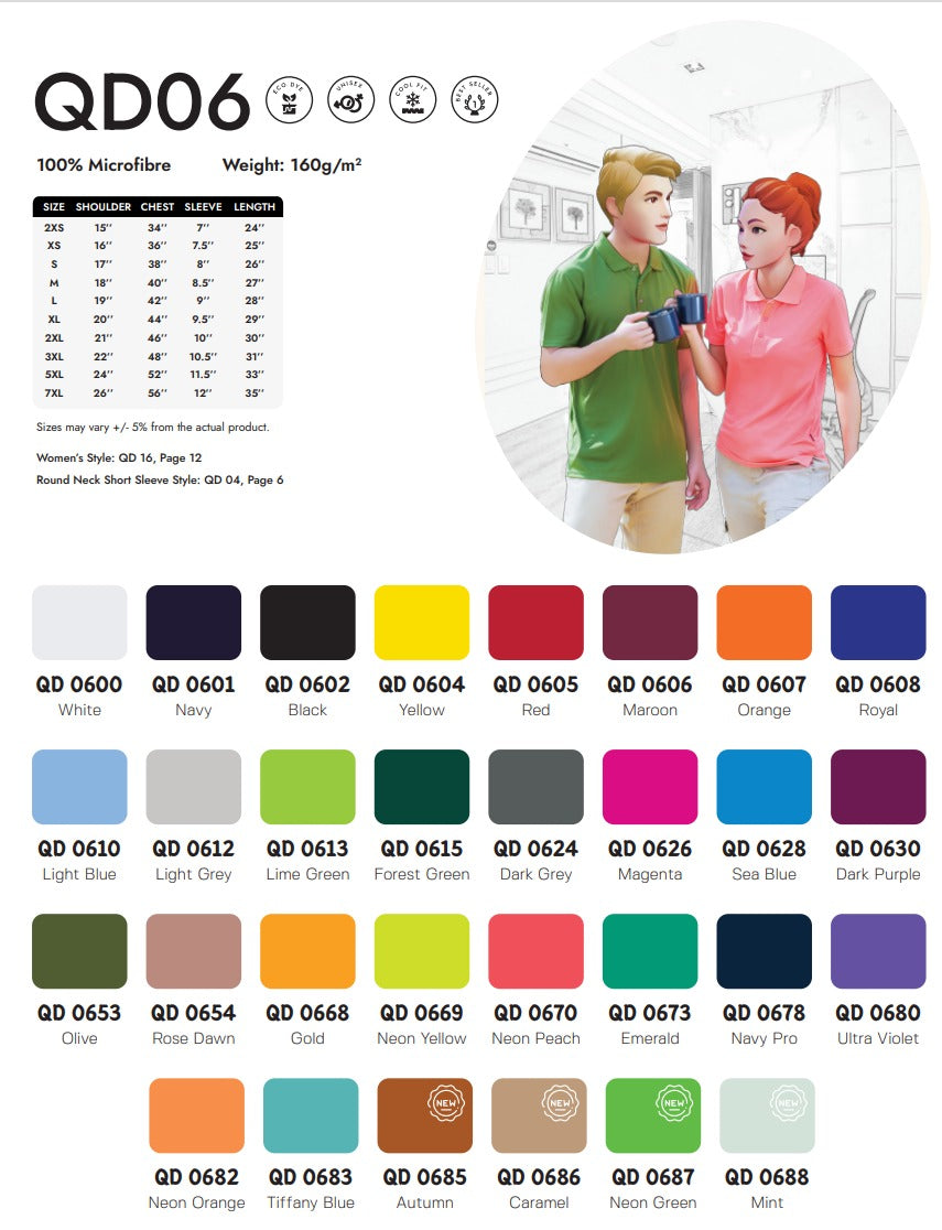 Dri-fit Short Sleeve Polo (QD06)