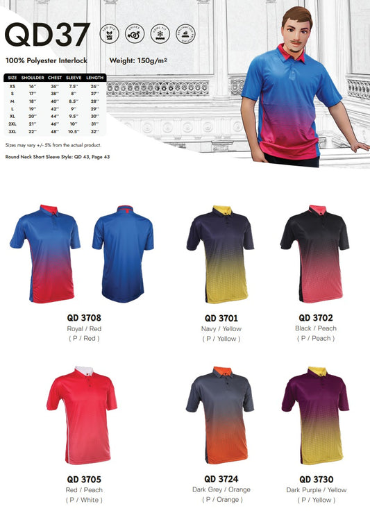 Dri-fit Short Sleeve Polo (QD37)