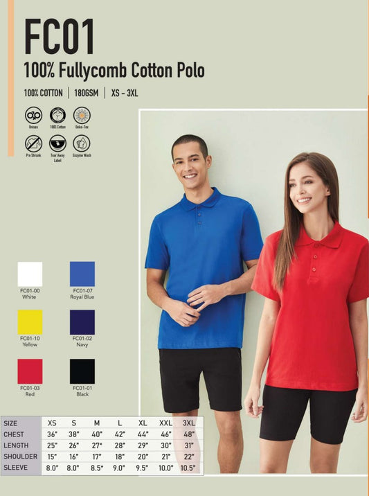 Cotton Short Sleeve Polo (FC01)
