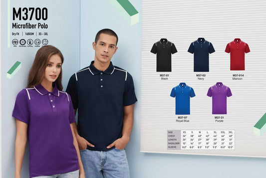 Microfiber Polo Short Sleeve (M3700)