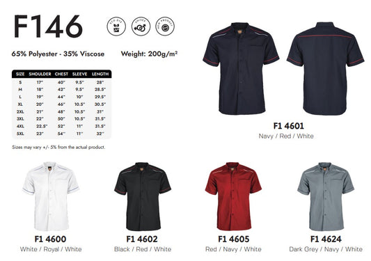 Office Wear Short Sleeve (F146)