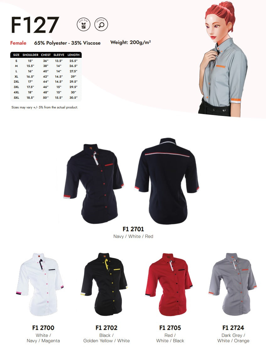 Office Wear Mid Sleeve (F127)