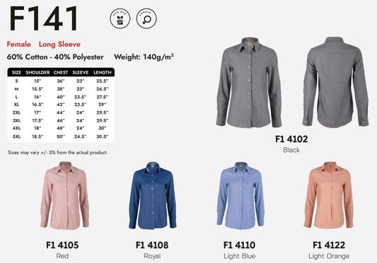 Office Wear Long Sleeve (F141)