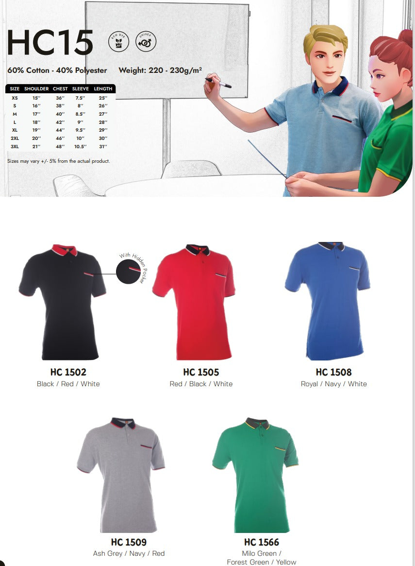 Honeycomb Short Sleeve Polo (HC15)