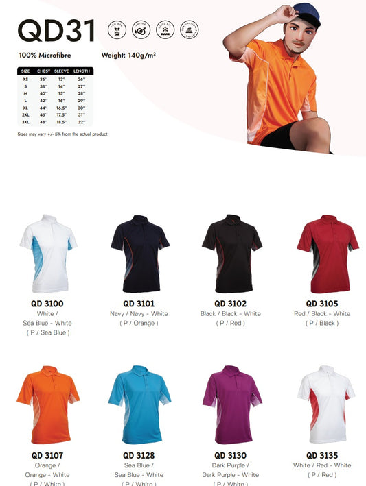 Dri-fit Short Sleeve Polo (QD31)
