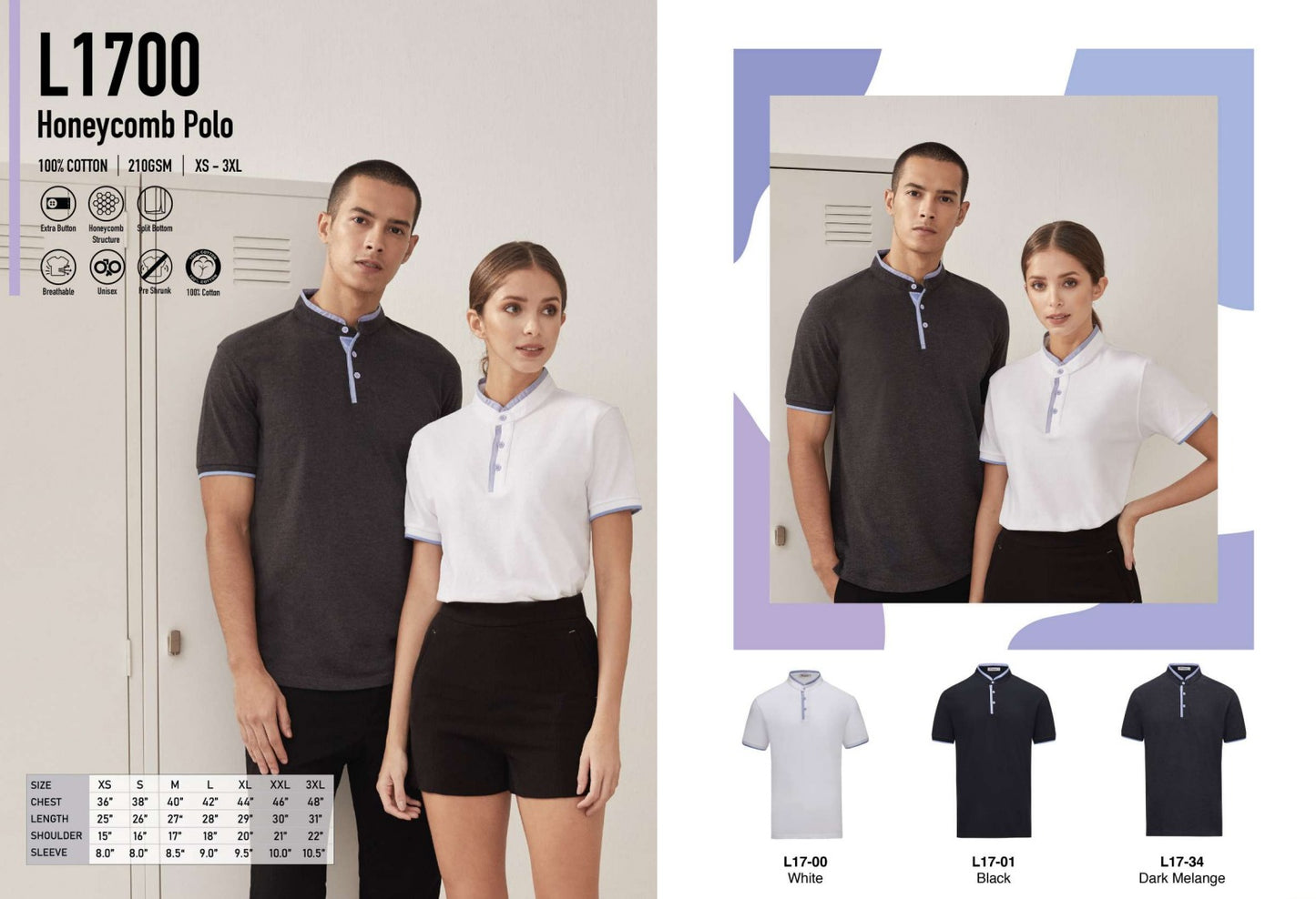 Cotton Short Sleeve Polo (L1700)
