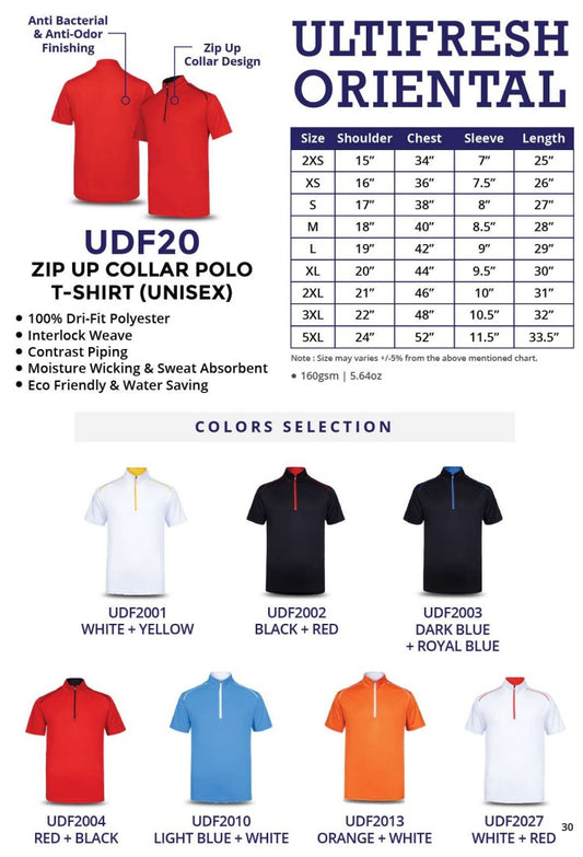 Dri-fit Short Sleeve Polo (UDF20)