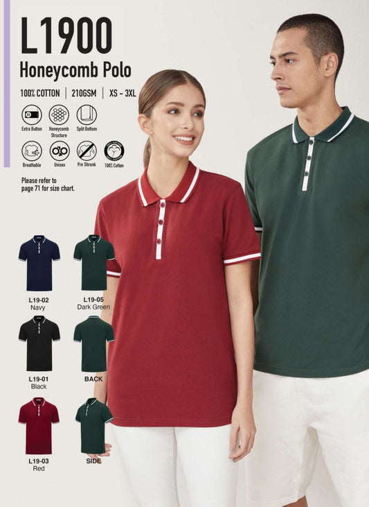 Cotton Short Sleeve Polo (L1900)