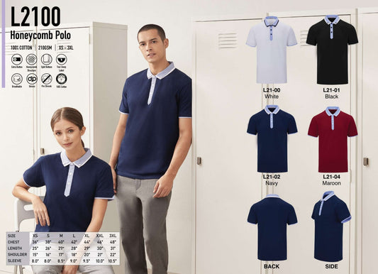 Cotton Short Sleeve Polo (L2100)
