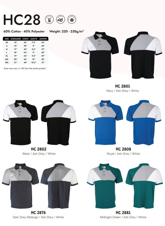 Honeycomb Short Sleeve Polo (HC28)