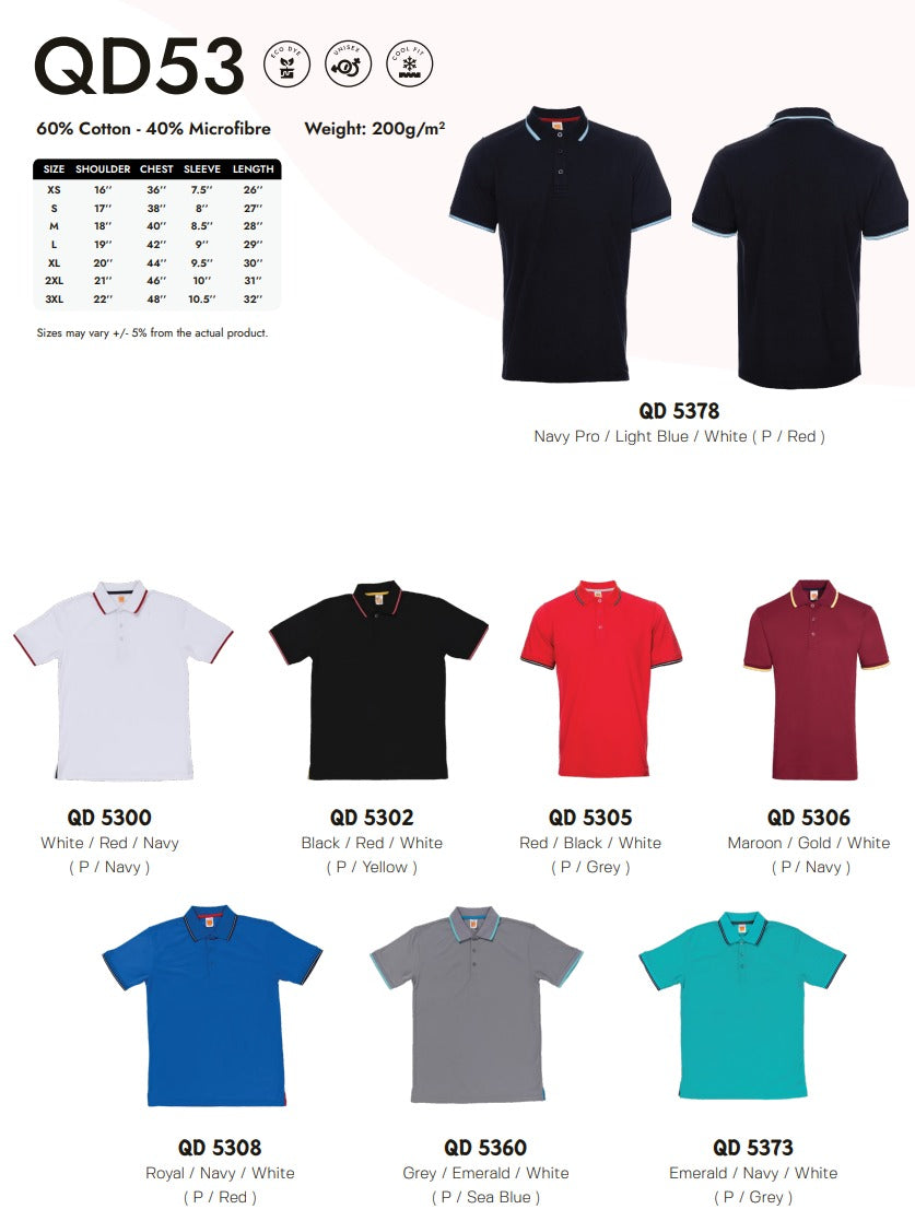 Dri-fit Short Sleeve Polo (QD53)