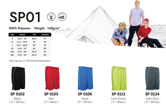 Polyester Shorts (SP01)