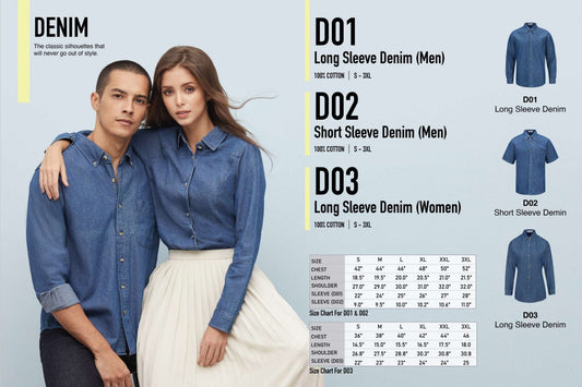 Denim Long Sleeve (D01)